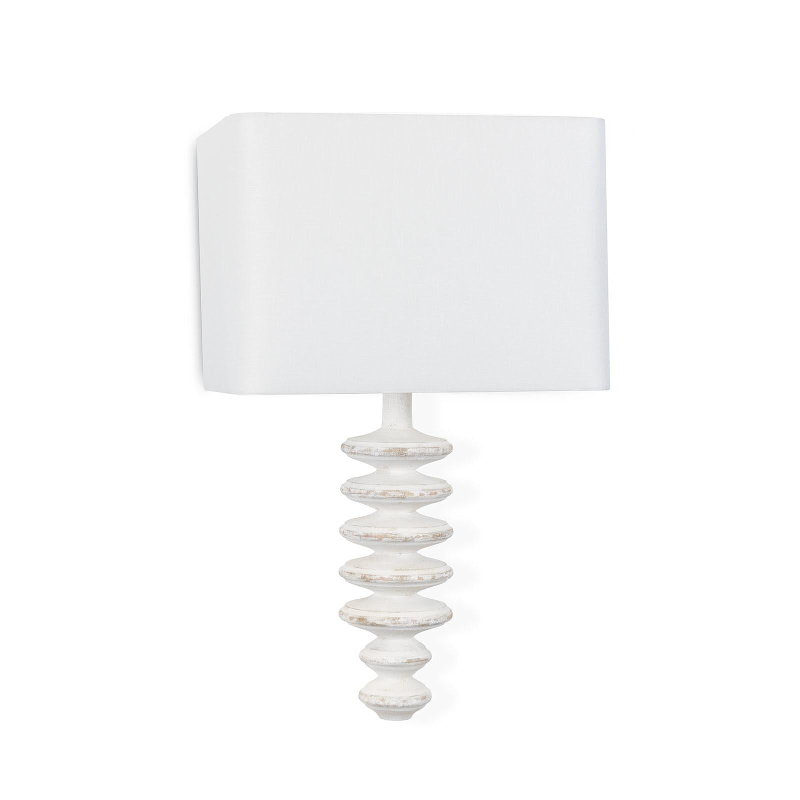 Fishbone Sconce | White