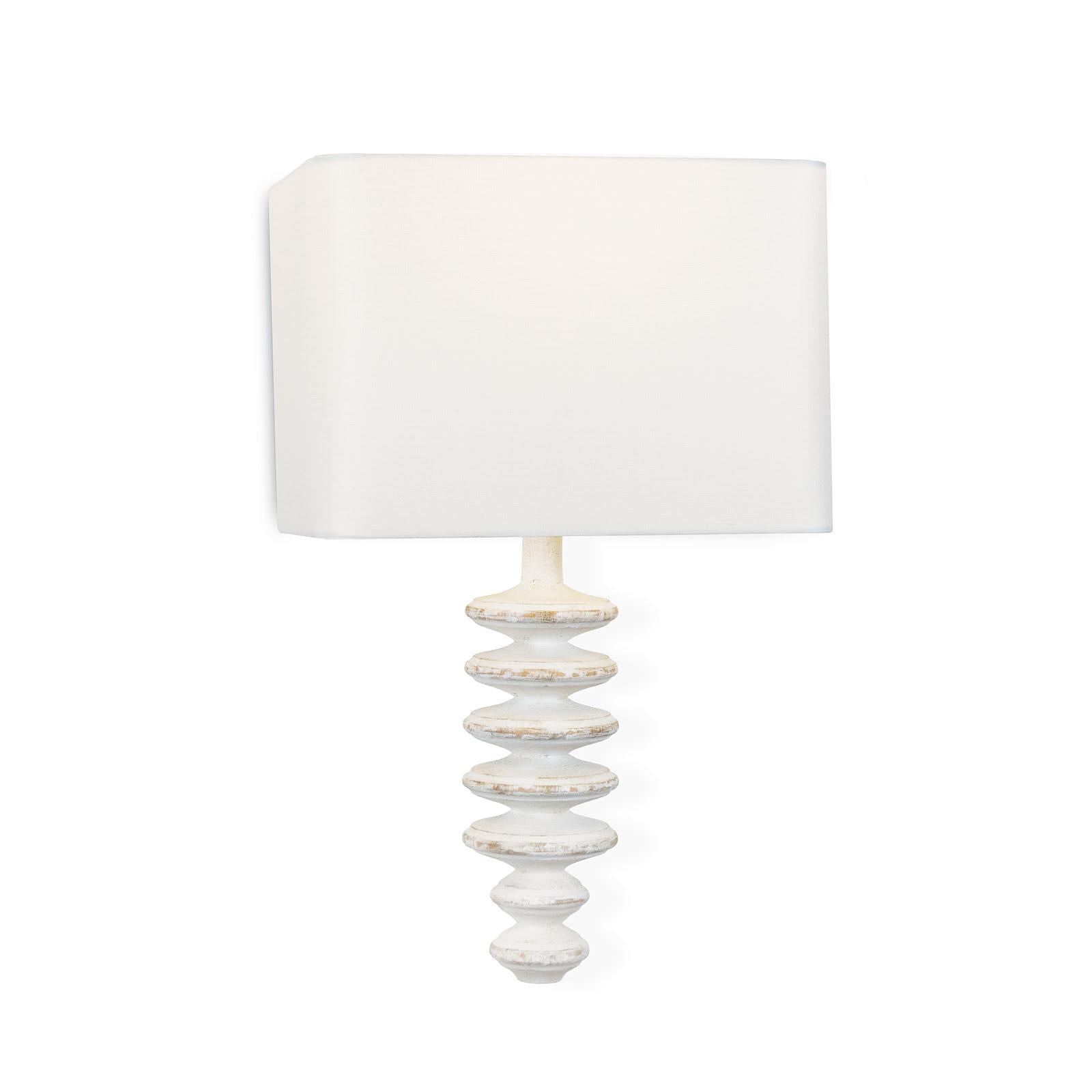 Fishbone Sconce | White