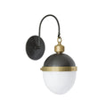 Otis Sconce | Blackened Brass and Natural Brass