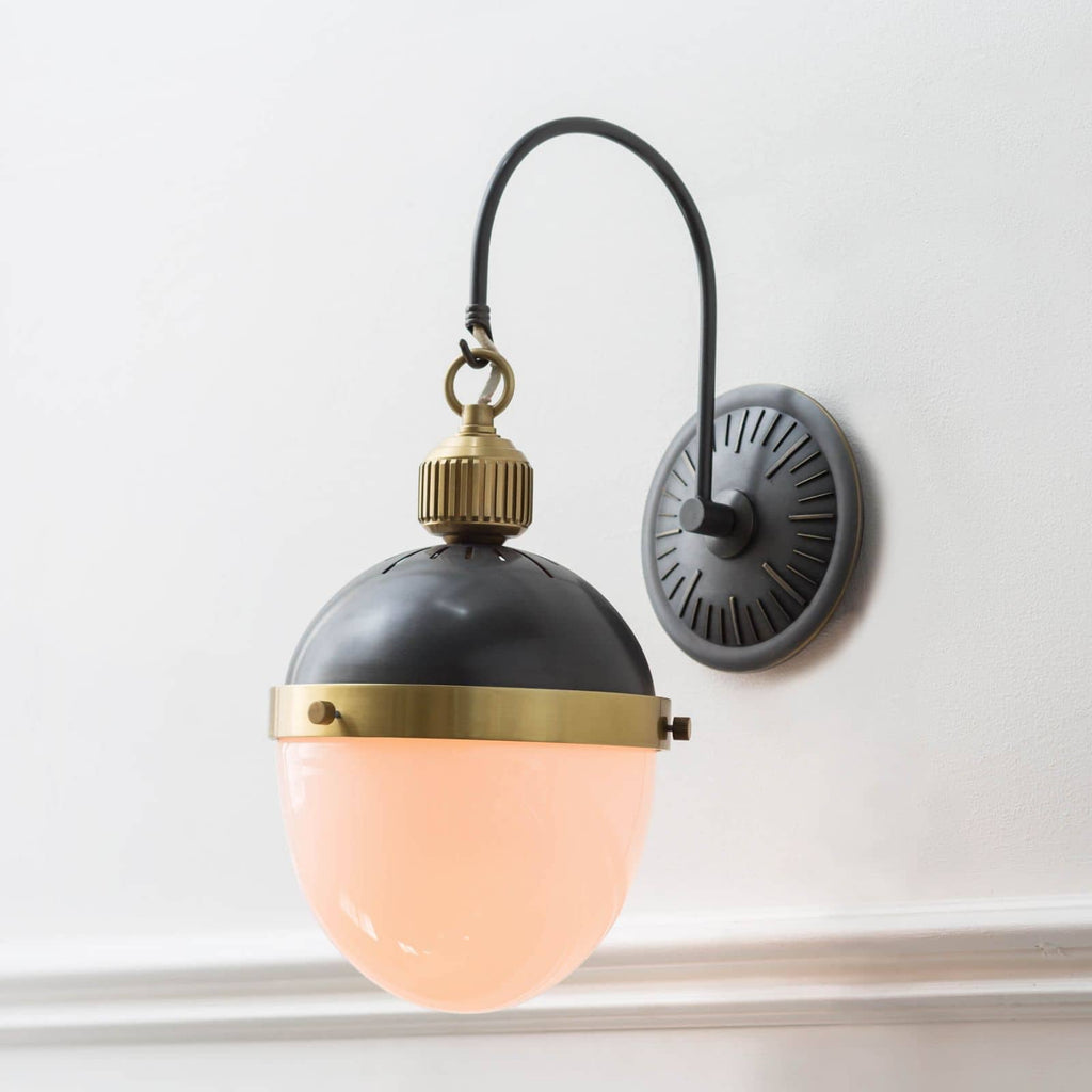 Otis Sconce | Blackened Brass and Natural Brass