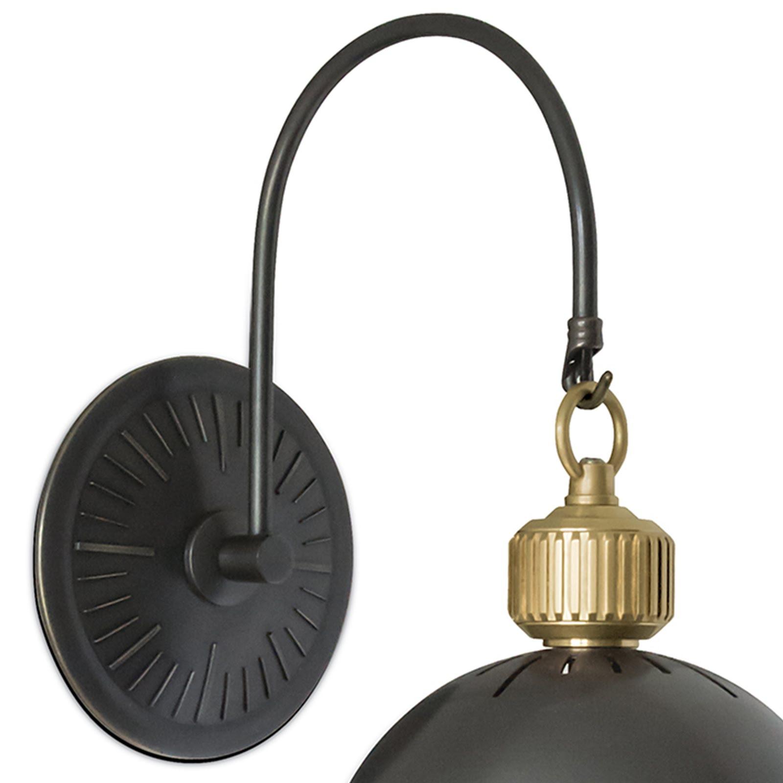Otis Sconce | Blackened Brass and Natural Brass
