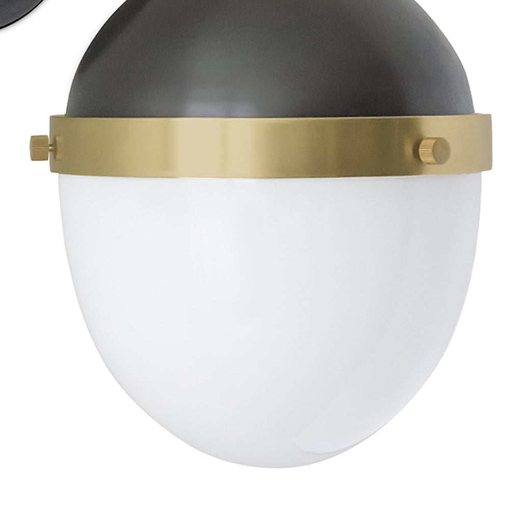 Otis Sconce | Blackened Brass and Natural Brass