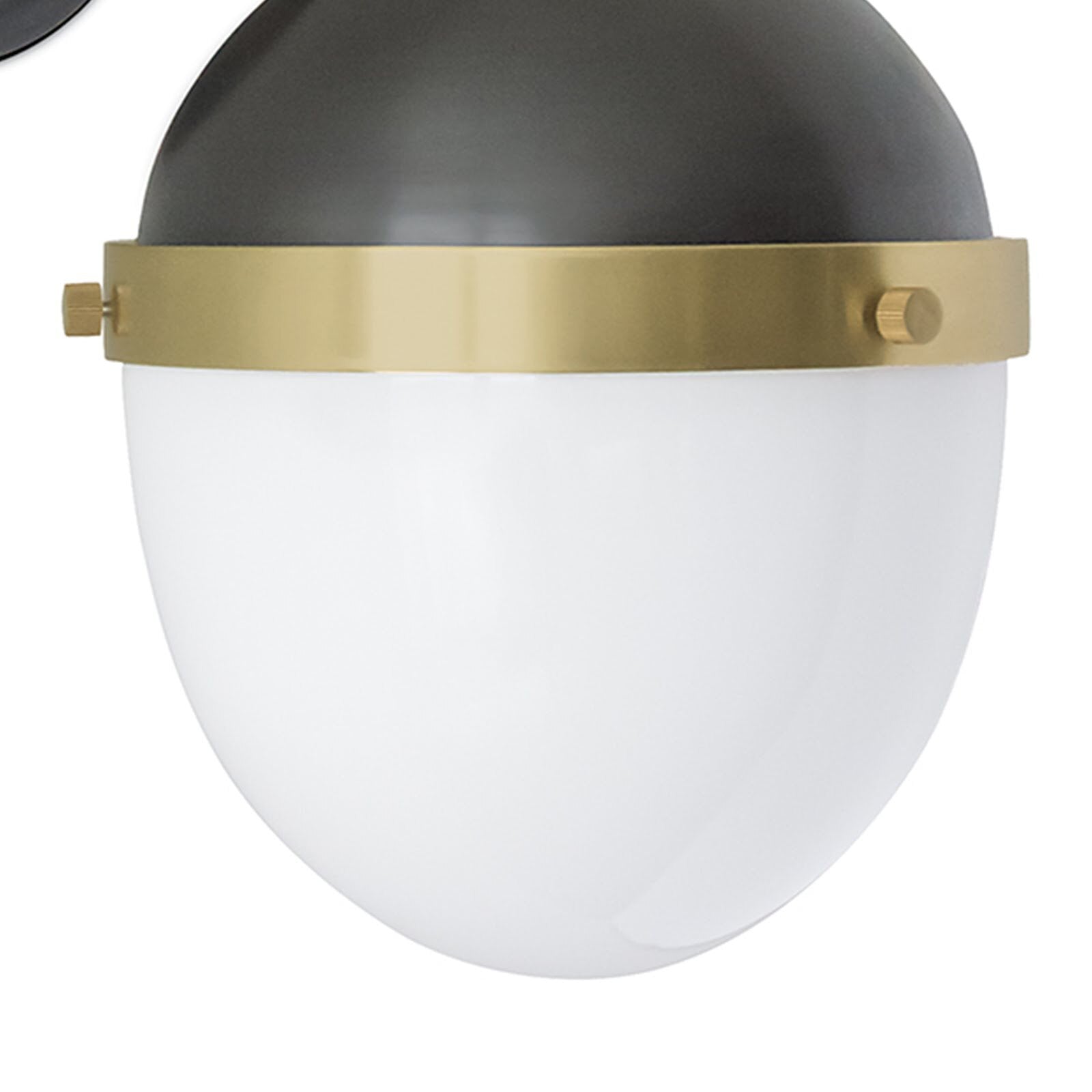 Otis Sconce | Blackened Brass and Natural Brass