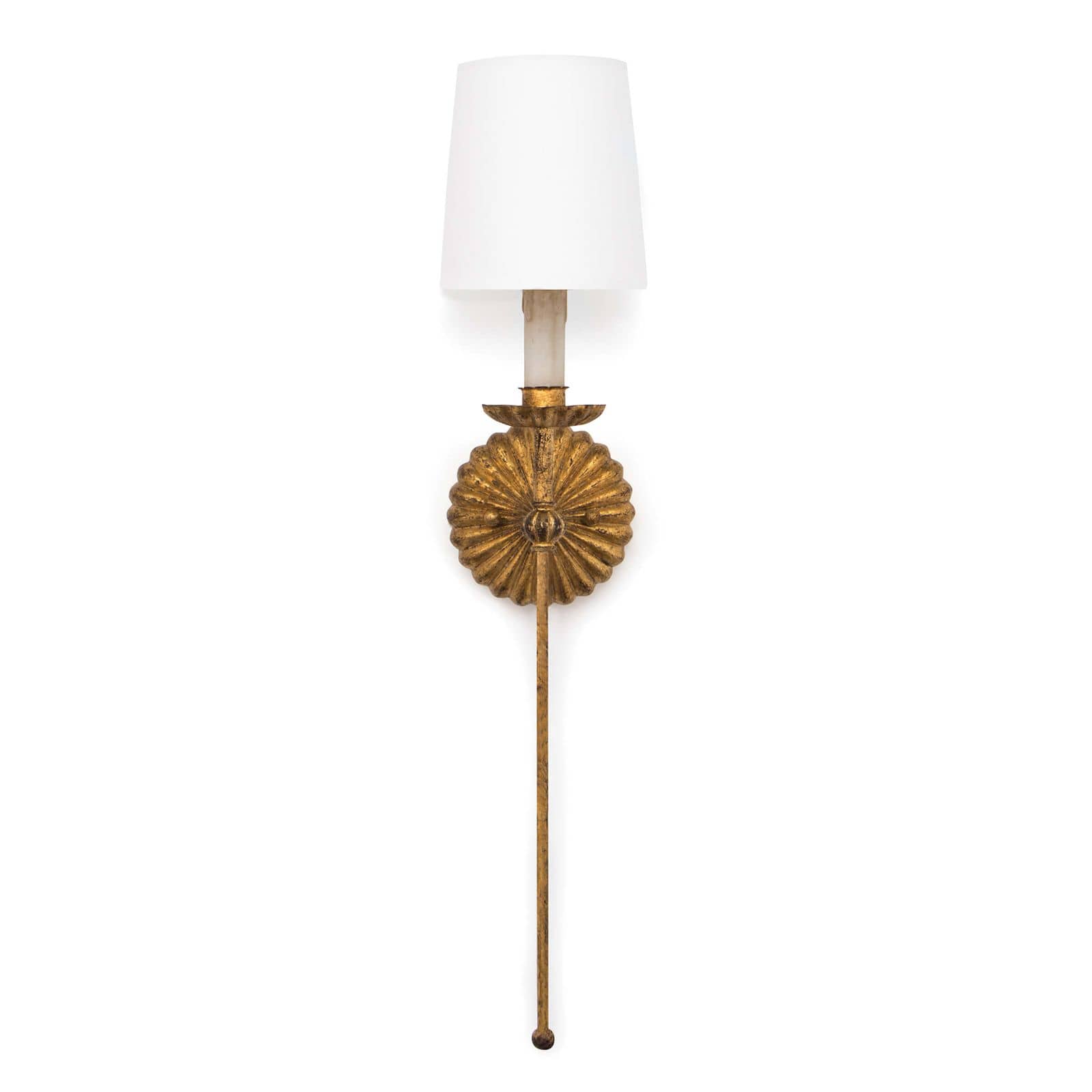 Clove Sconce Single | Antique Gold Leaf