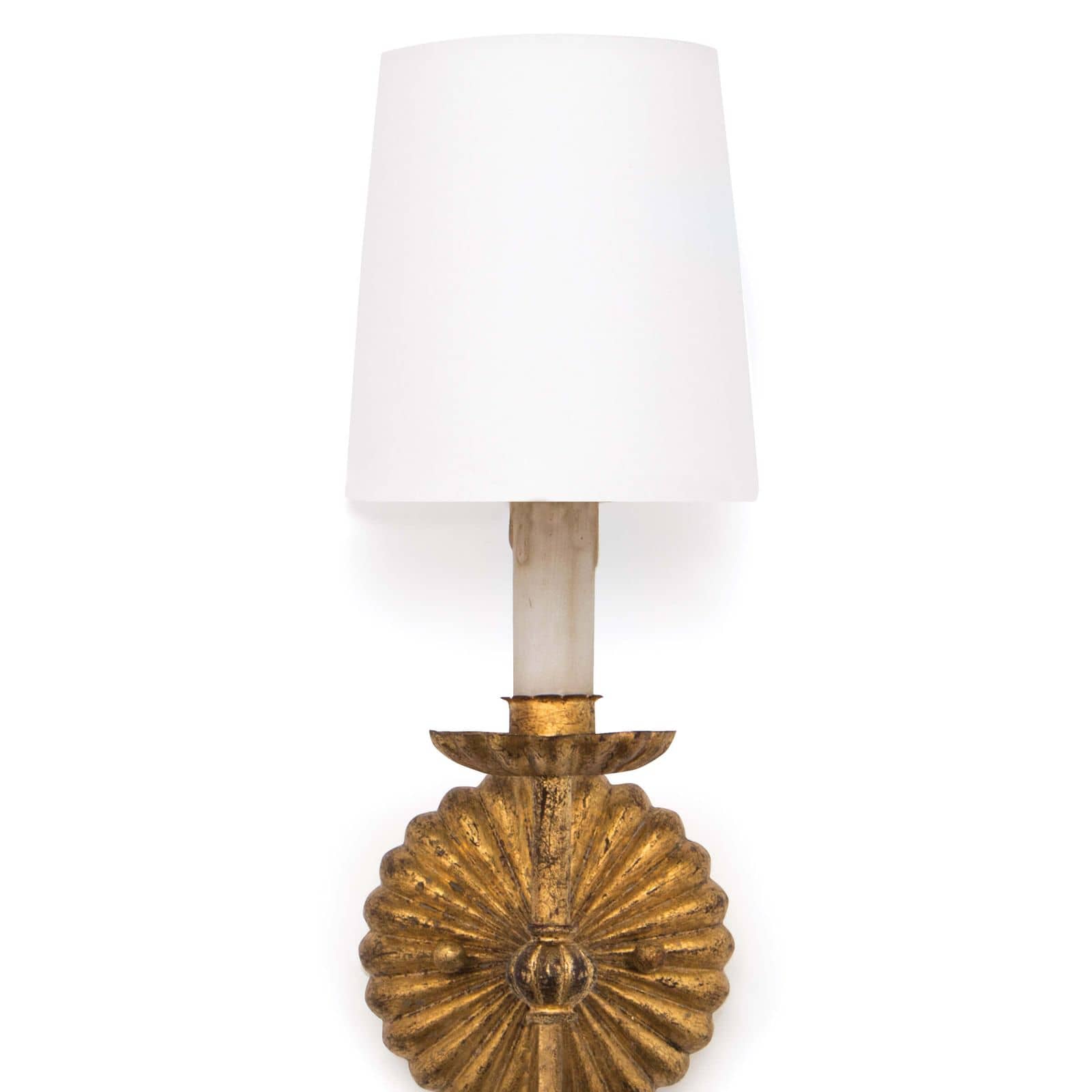 Clove Sconce Single | Antique Gold Leaf