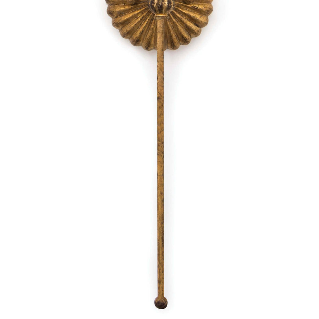 Clove Sconce Single | Antique Gold Leaf