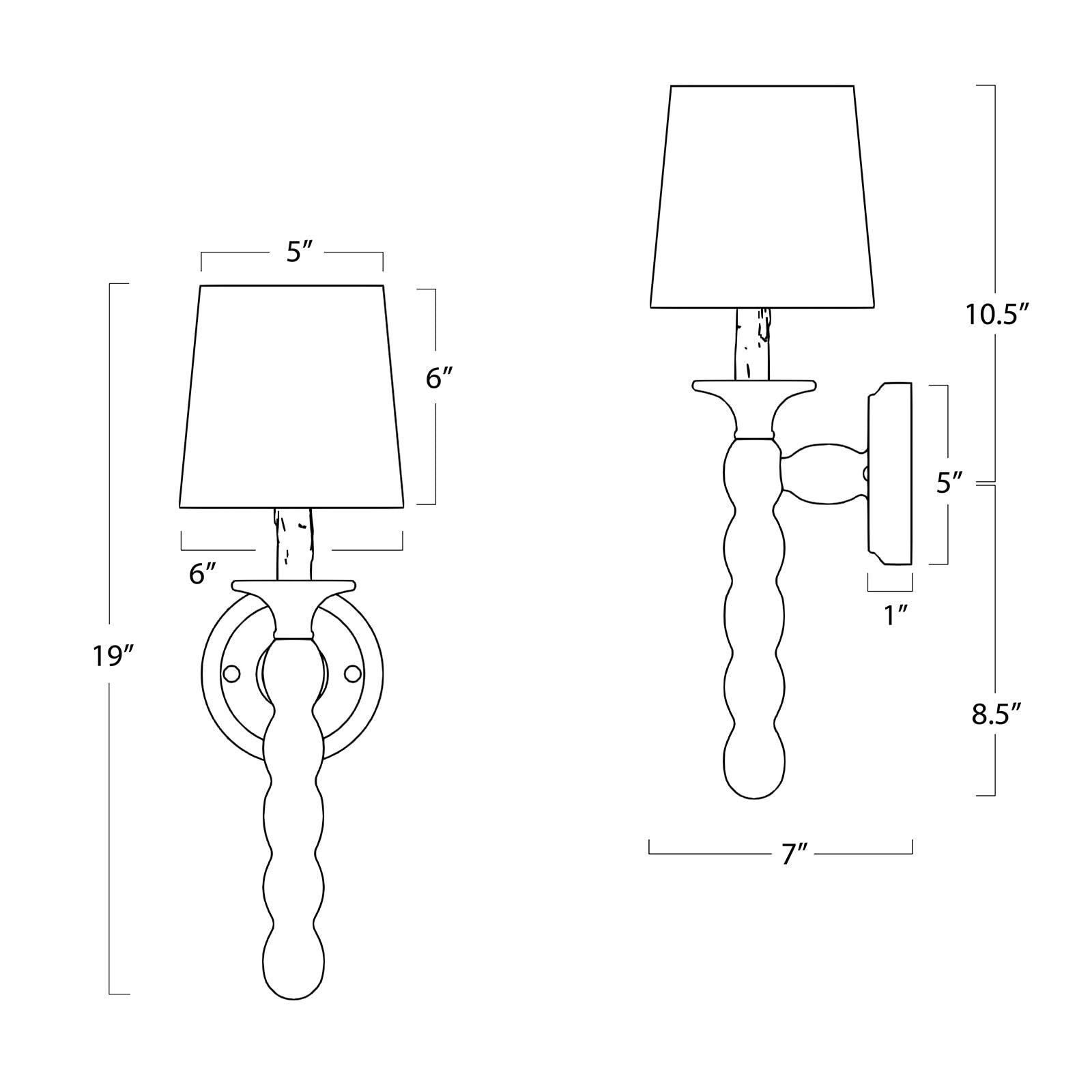 Perennial Sconce | Natural