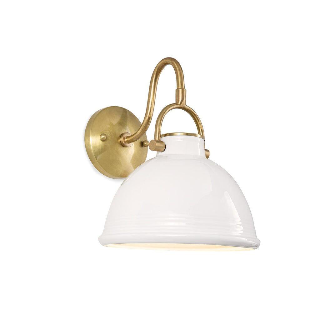 Eloise Ceramic Sconce | White