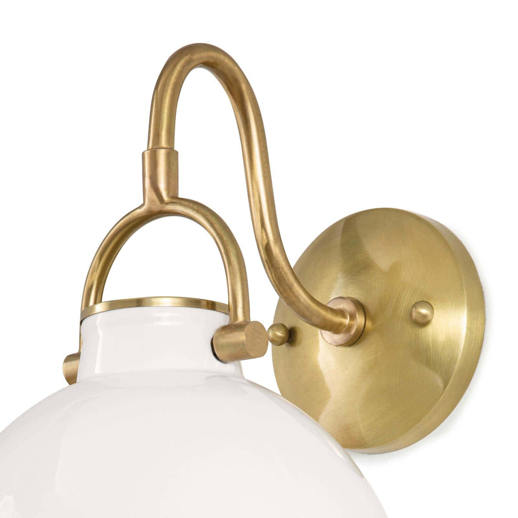 Eloise Ceramic Sconce | White