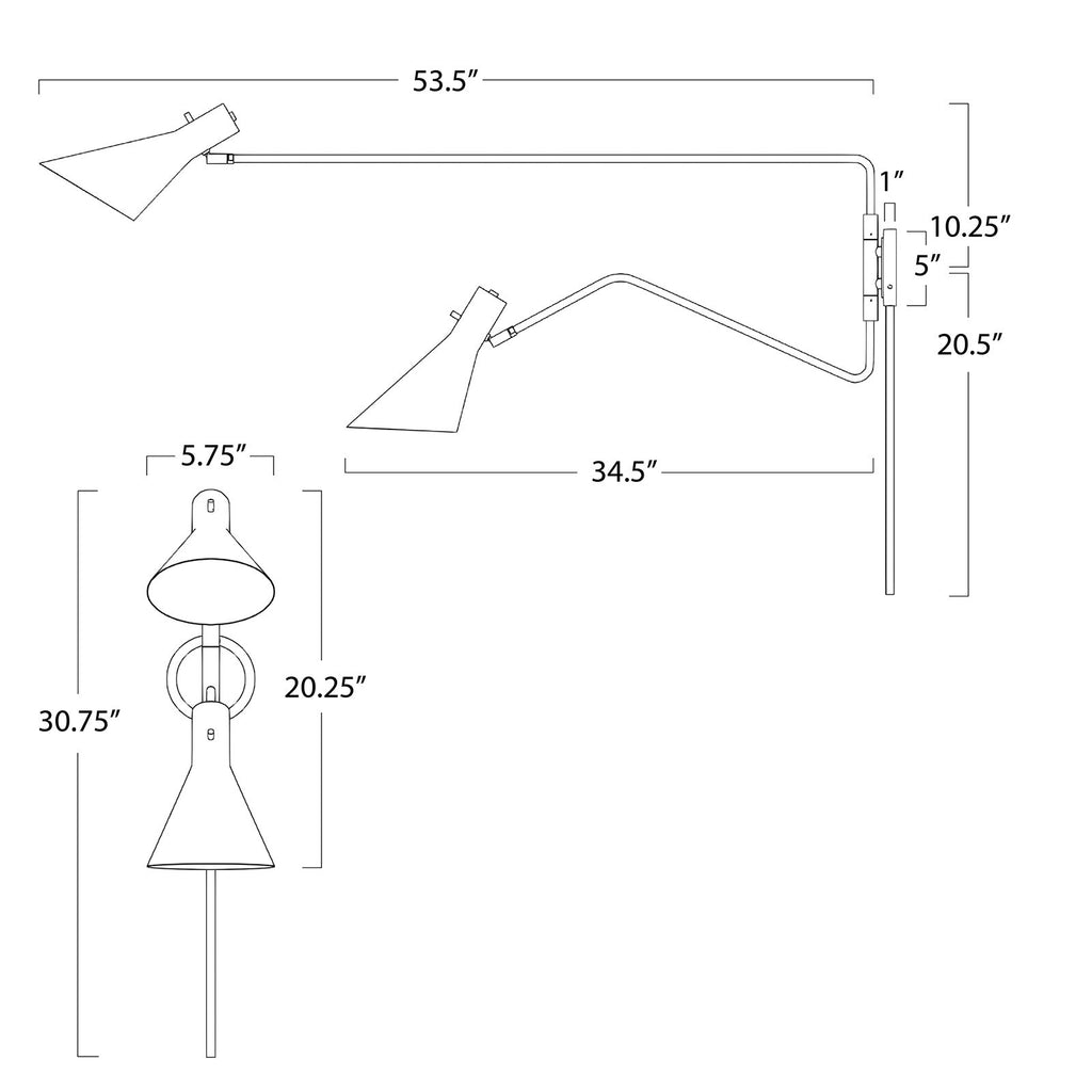 Spyder Sconce | White