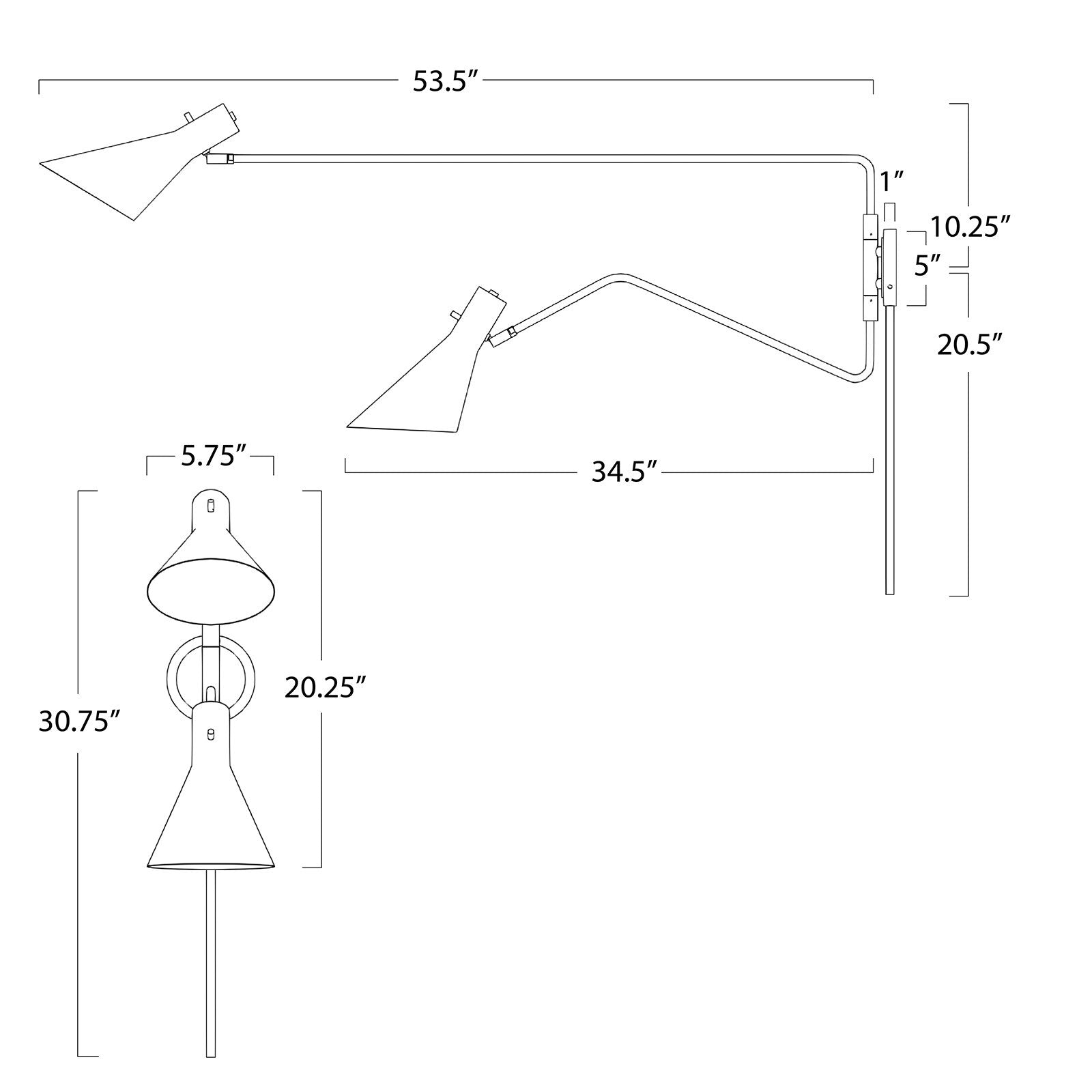 Spyder Sconce | White