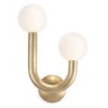 Happy Sconce Right Side | Natural Brass