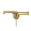 Noble Swing Arm Task Sconce | Natural Brass