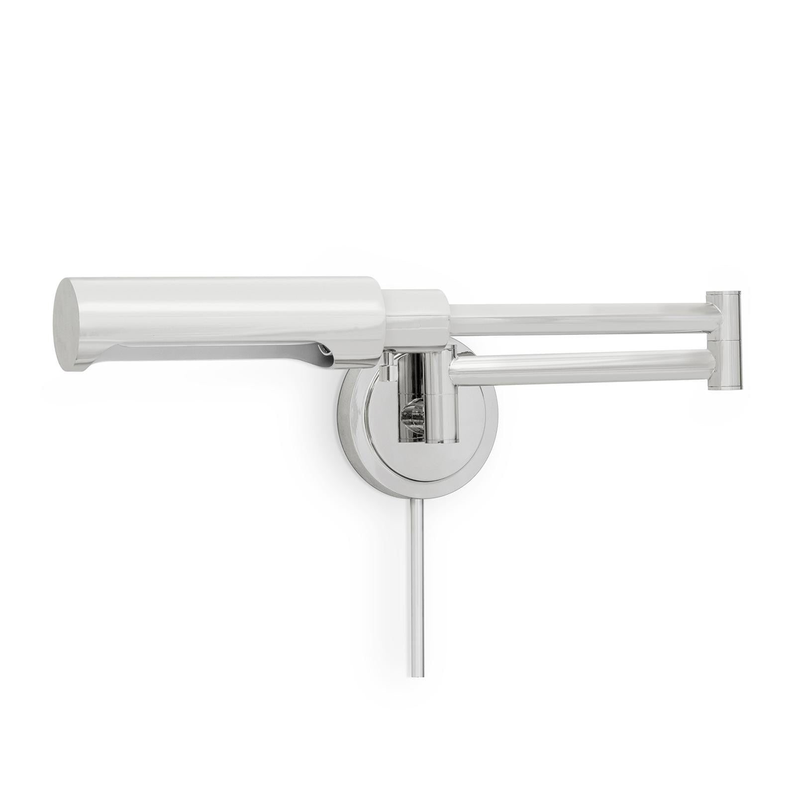 Noble Swing Arm Task Sconce | Polished Nickel