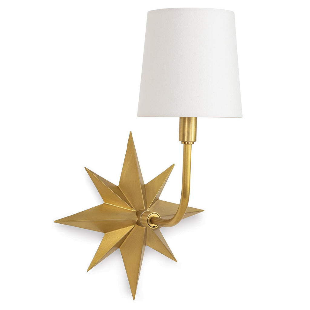 Etoile Sconce | Natural Brass