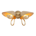 Keaton Sconce Double | Natural Brass