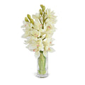 Cymbidium Orchid Cutting 20"H White