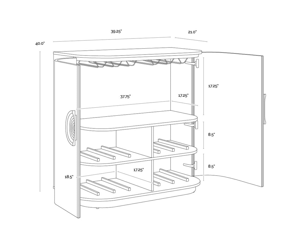 Dresden Bar Cabinet