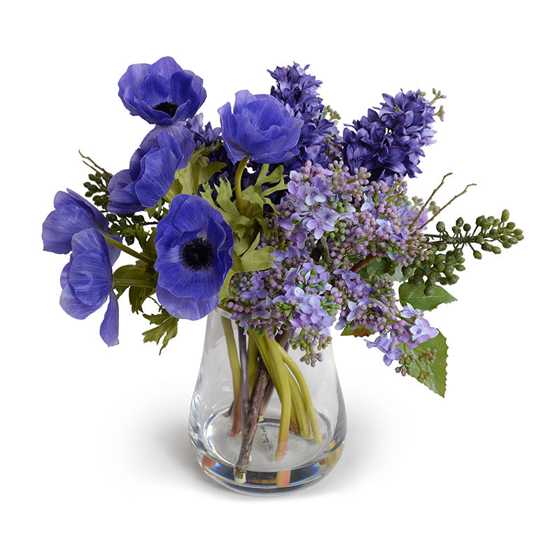 Mixed Arrangement in Glass 15"H