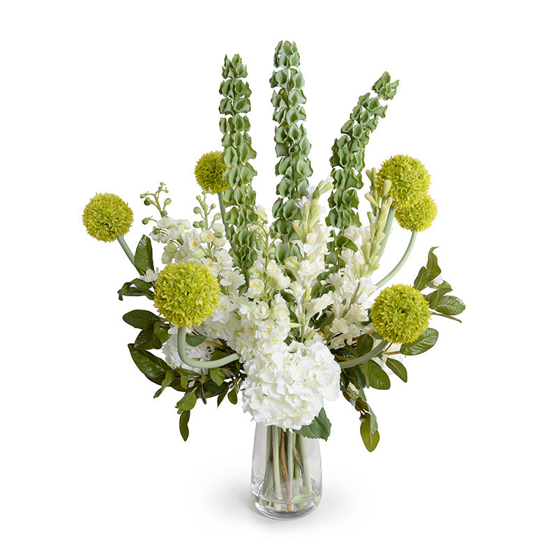 Mixed Arrangement in Glass 39"H
