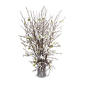 Cherry Blossoms in Glass 42"H White