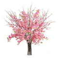 Cherry Blossoms Arrangement 54"H Pink / Clear Glass