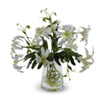 Gloriosa Lily Bouquet 19"H White