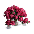Peony Bouquet 22"H Fuchsia