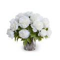 Peony Bouquet 21"H White