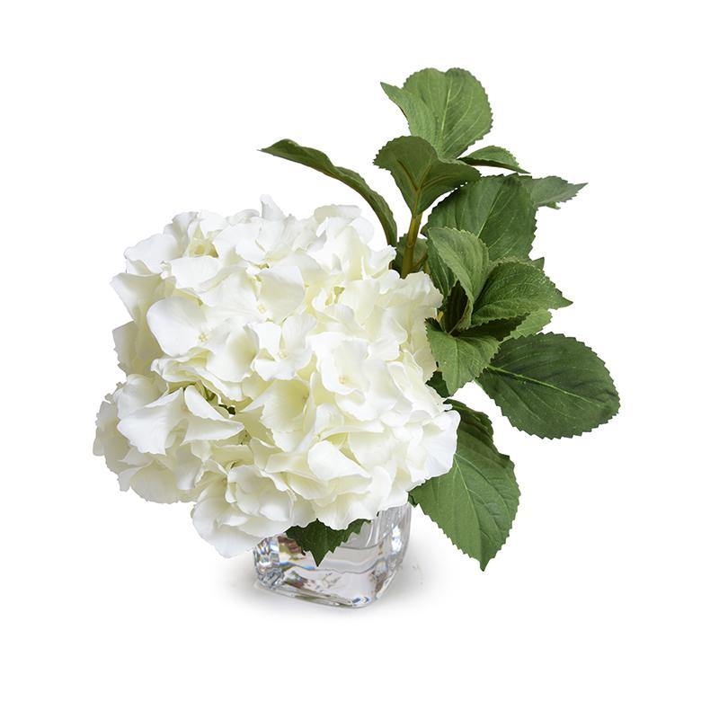 Hydrangea Cutting 10"H White