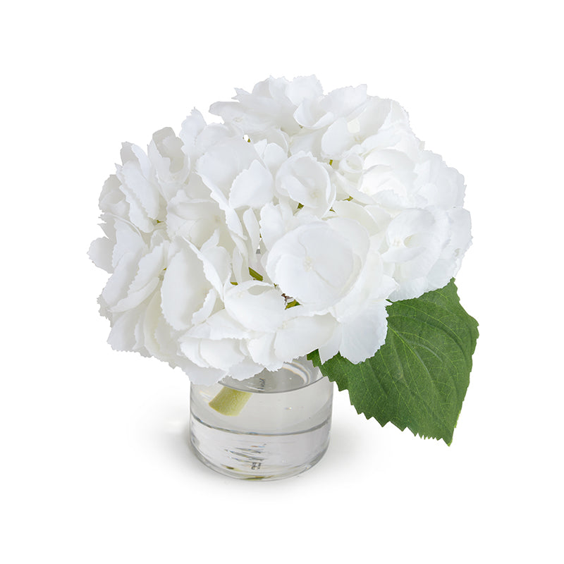Hydrangea Cutting 8"H White