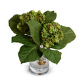 Hydrangea Bud Arrangement 8"H Green