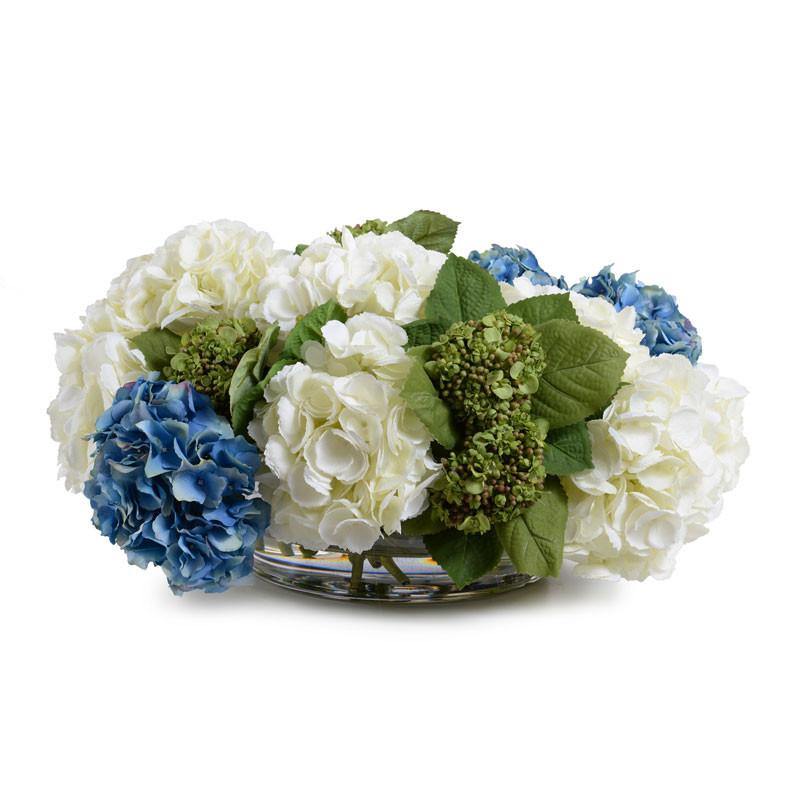 Hydrangea Centerpiece 13"H