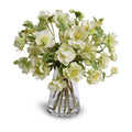 Lenten Rose in Glass 15"H