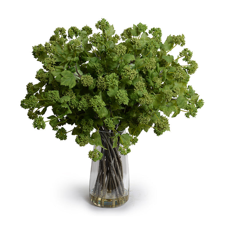 Viburnum Arrangement in Glass 28"H