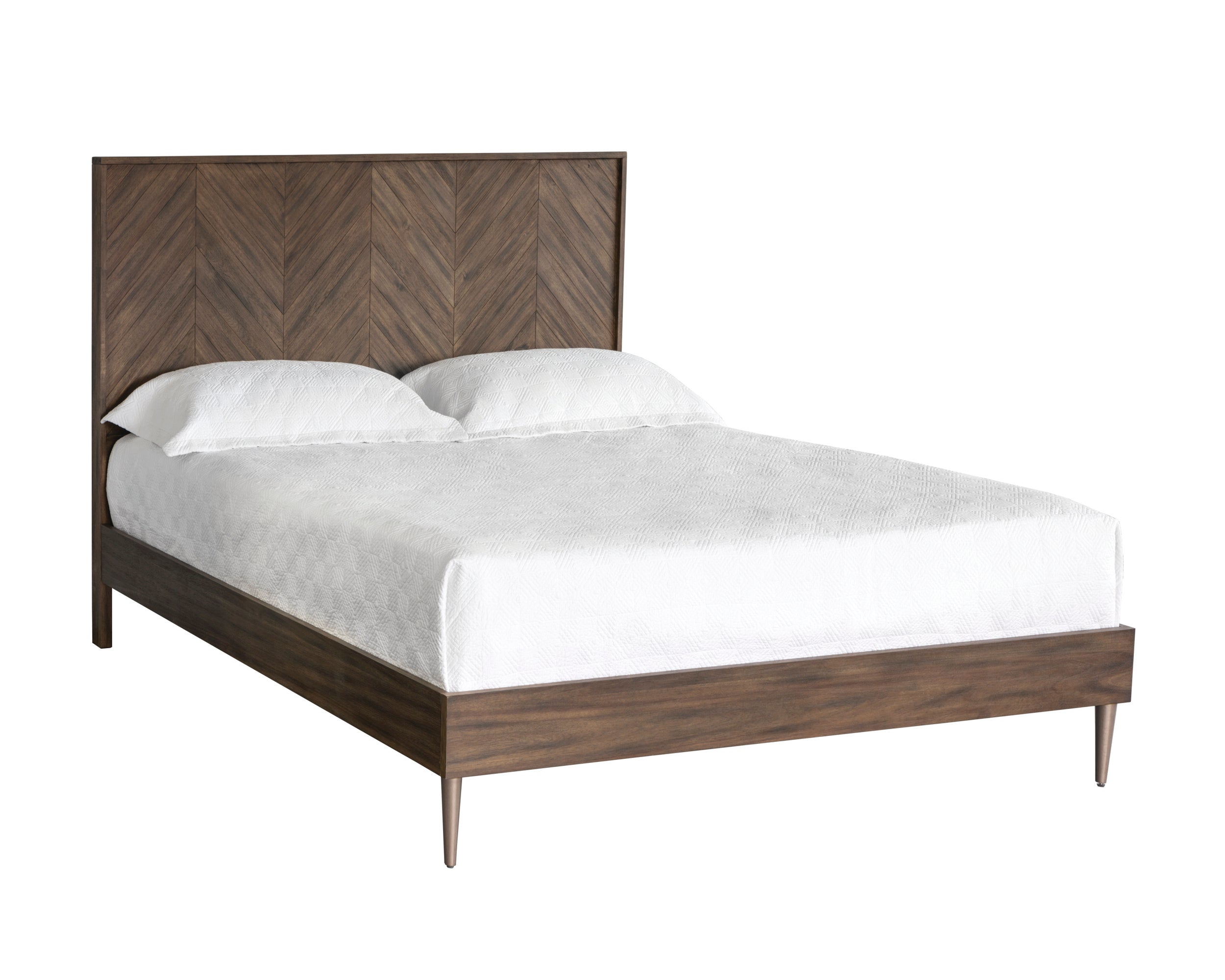 Greyson Bed - Queen - Smoke Acacia