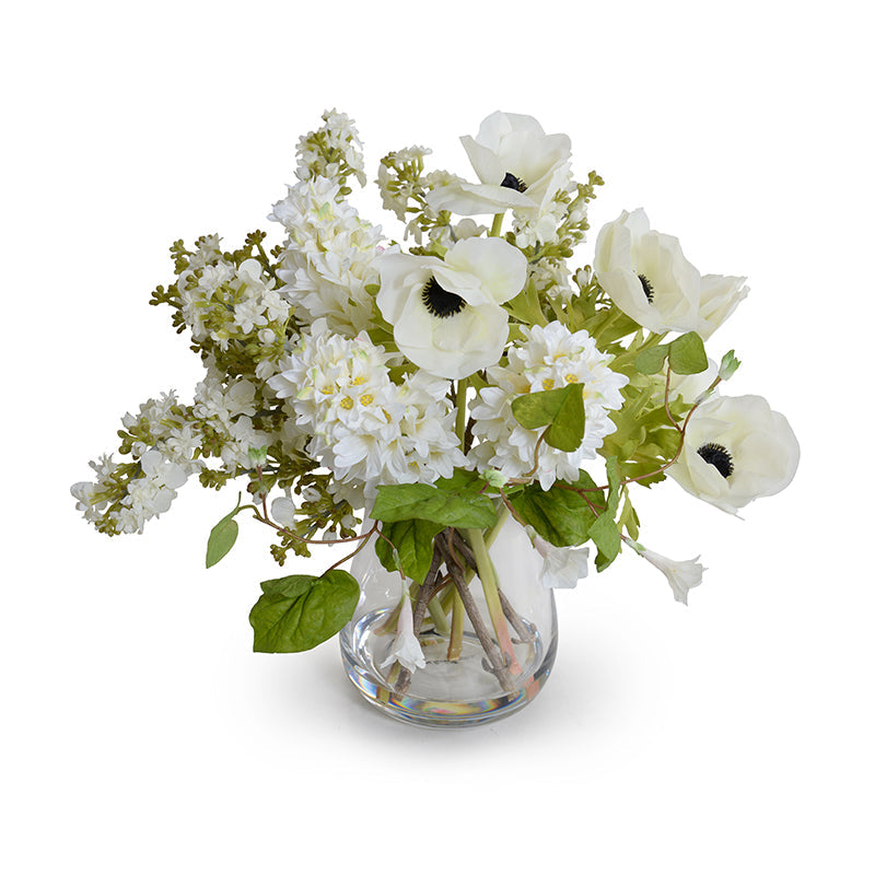 Mixed Arrangement in Glass 16"H