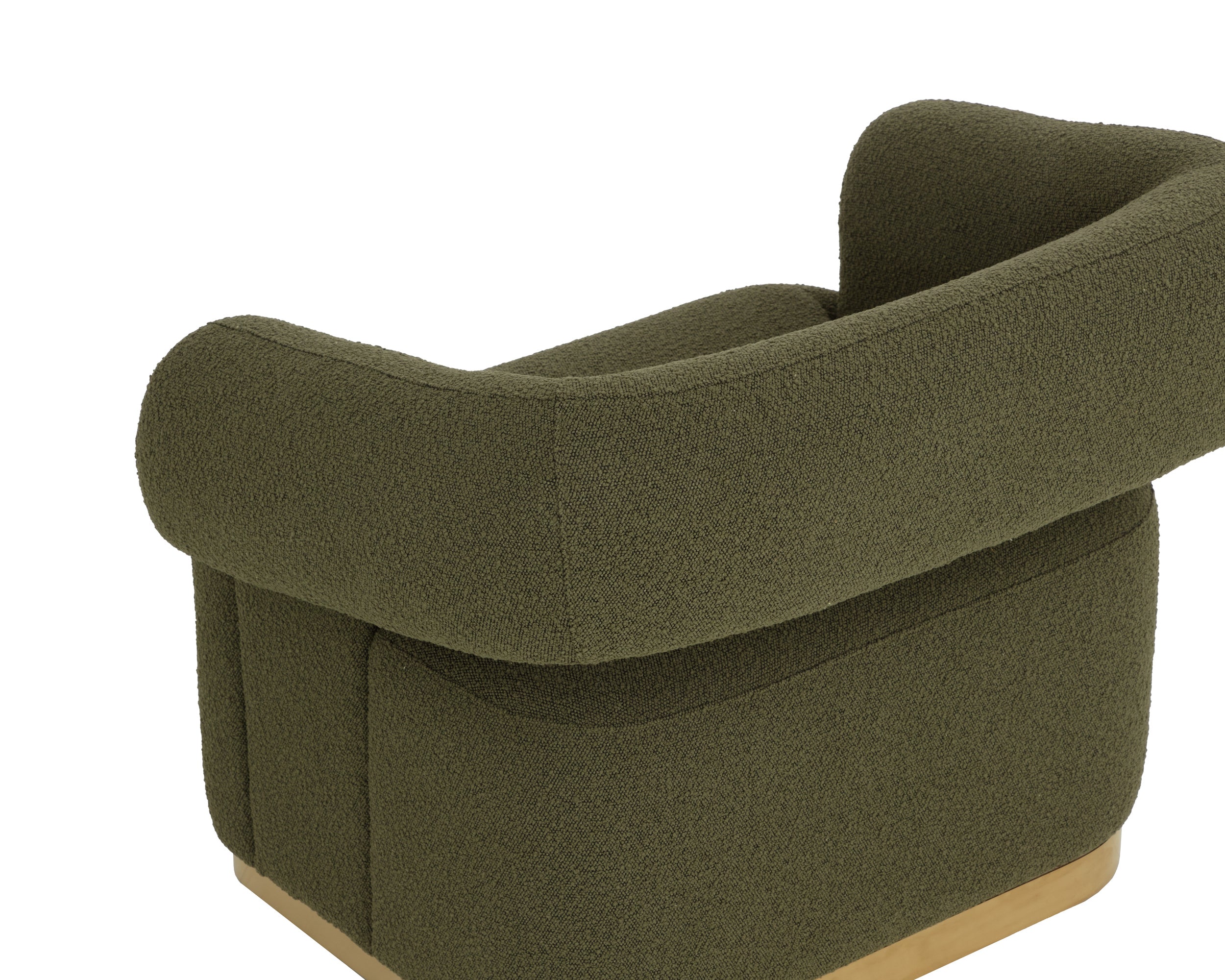 Aggie Swivel Lounge Chair - Copenhagen Olive