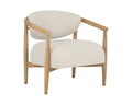 Sigrid Lounge Chair - Light Oak - Monument Oatmeal