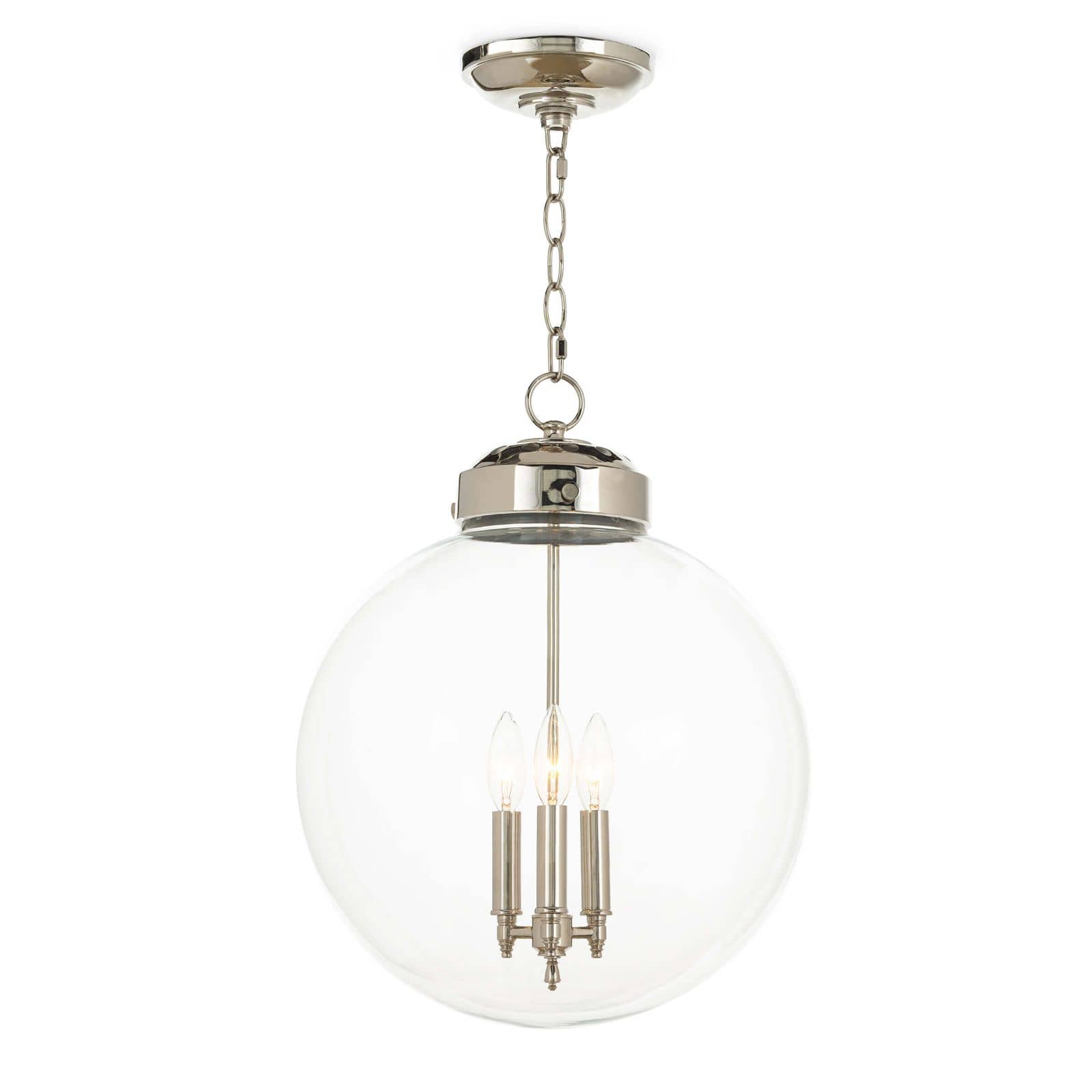 Globe Pendant | Polished Nickel