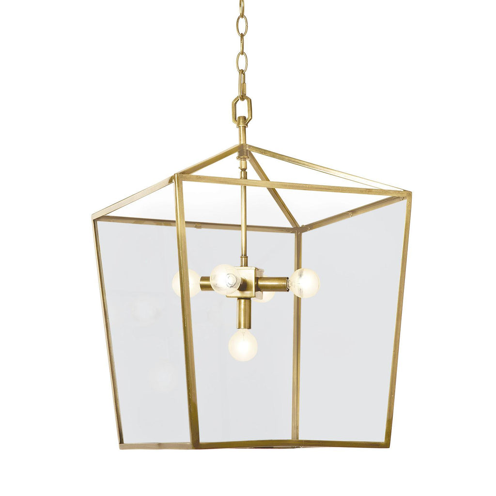 Camden Lantern | Natural Brass