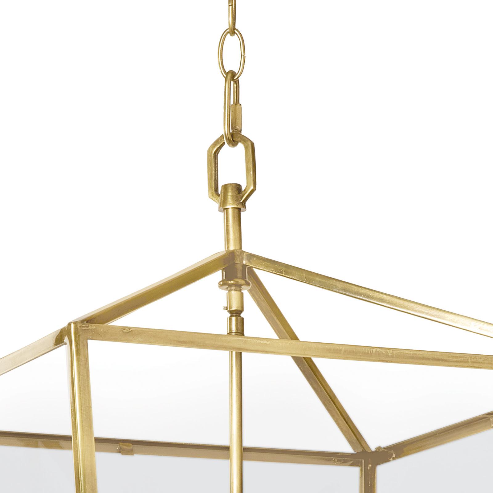 Camden Lantern | Natural Brass