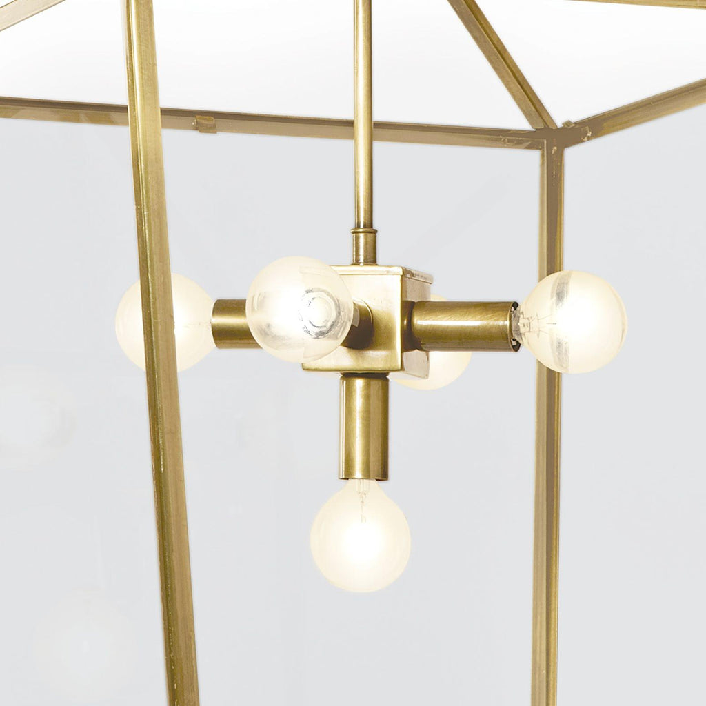 Camden Lantern | Natural Brass