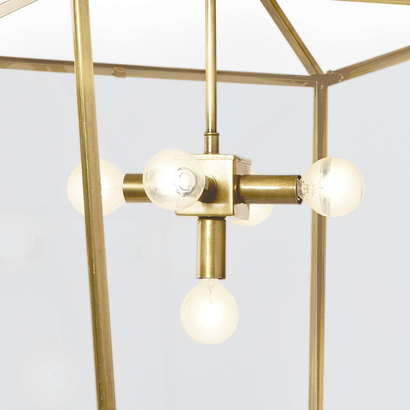 Camden Lantern | Natural Brass