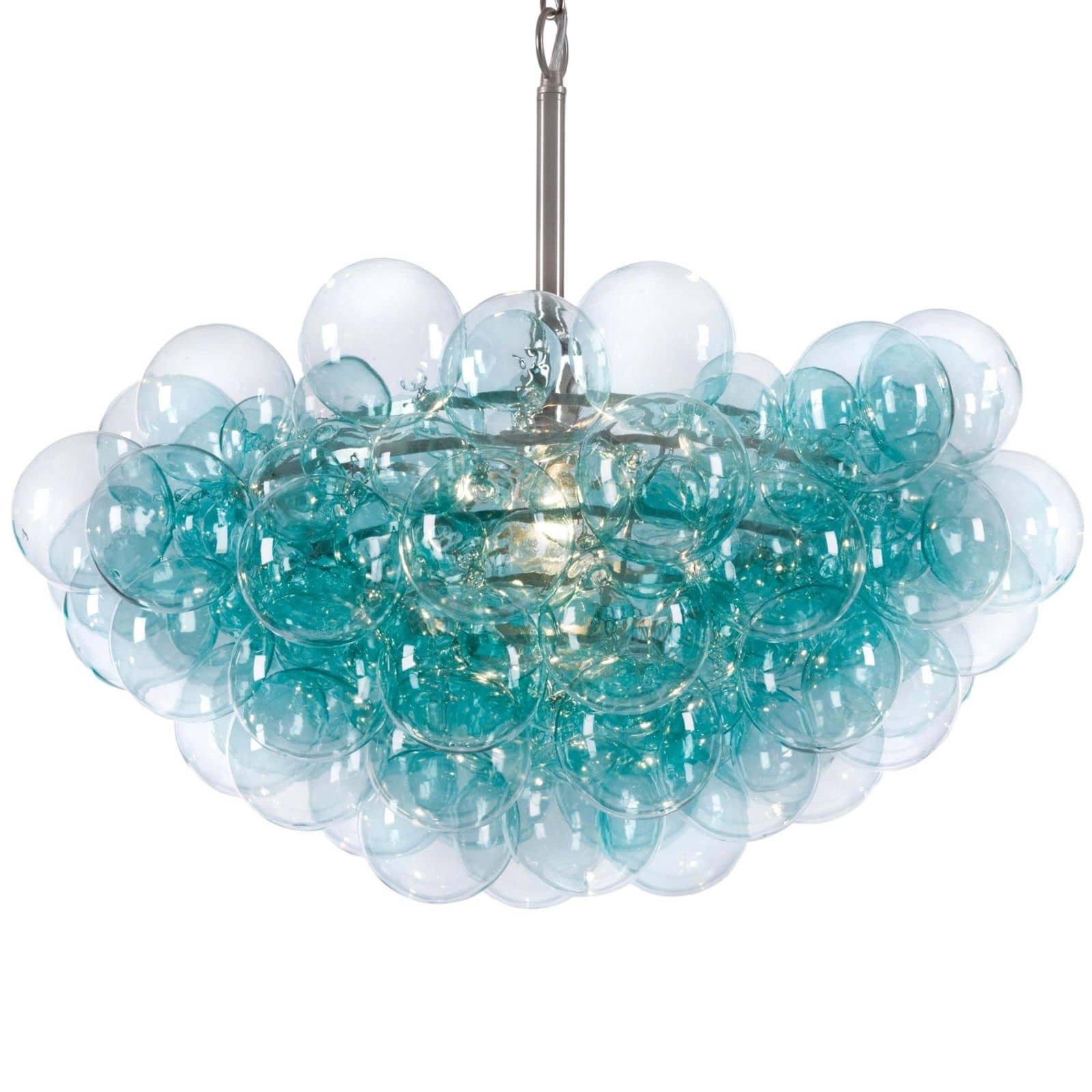 Bubbles Chandelier | Aqua