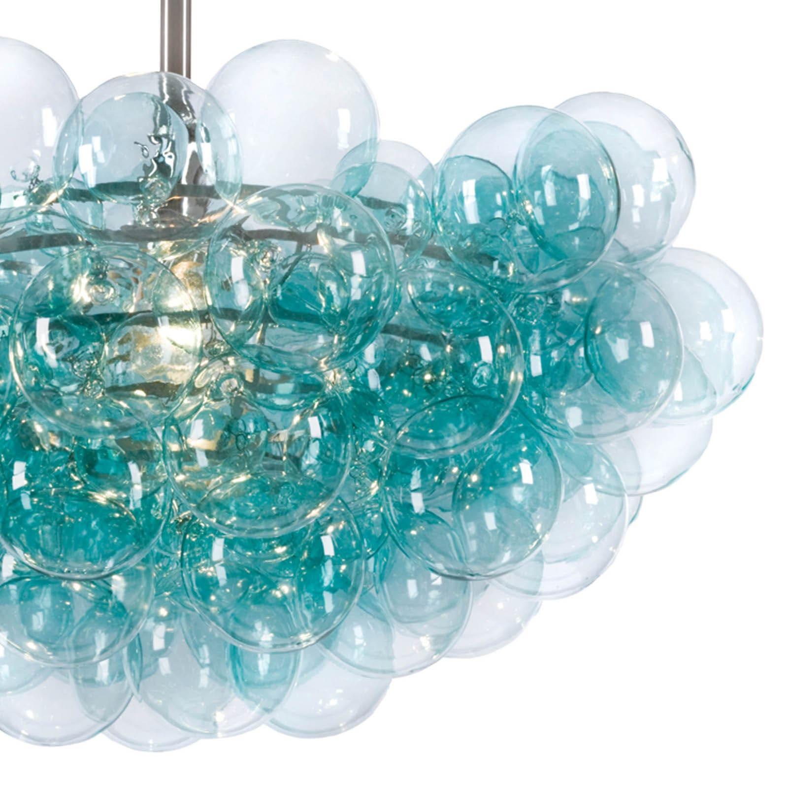Bubbles Chandelier | Aqua
