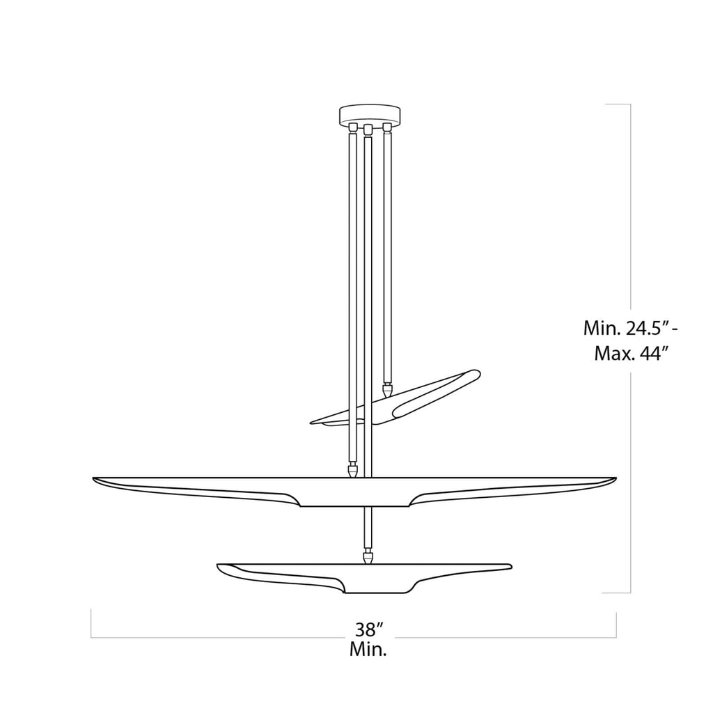 Concorde Chandelier | Black