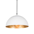 Sigmund Pendant Small | White and Gold