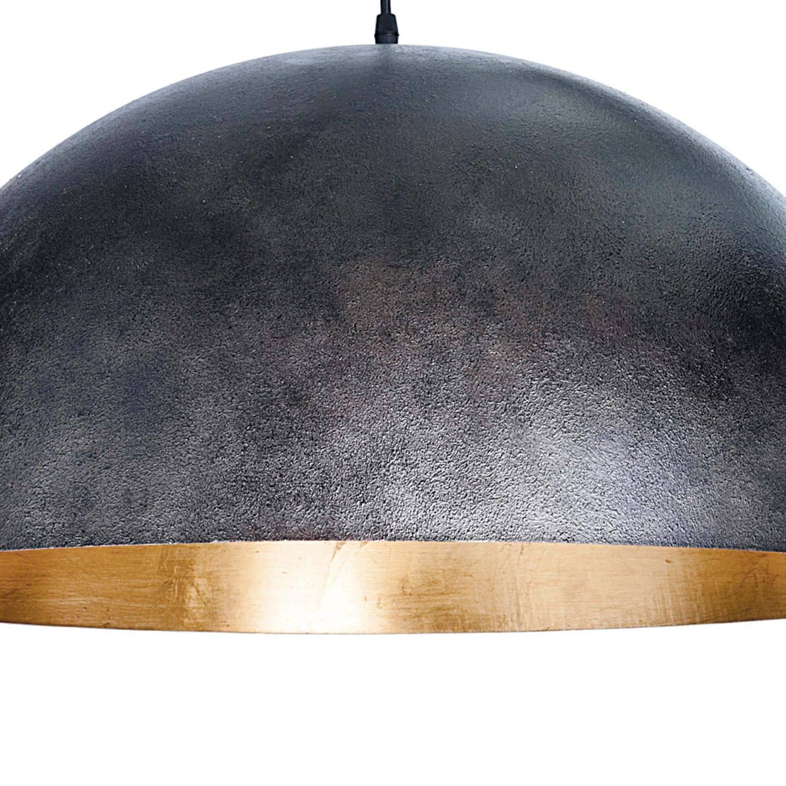 Sigmund Pendant Small | Black and Gold
