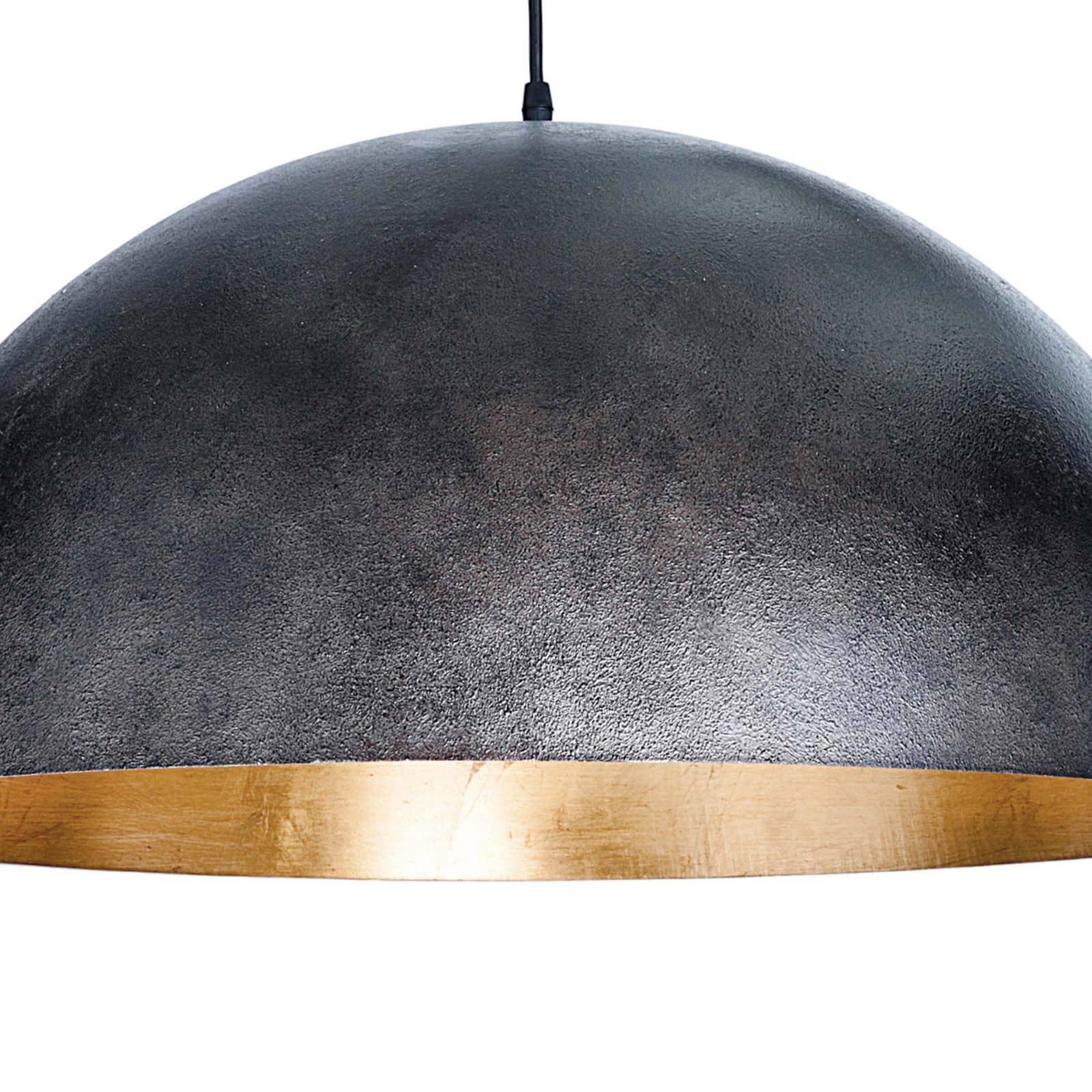 Sigmund Pendant Large | Black and Gold